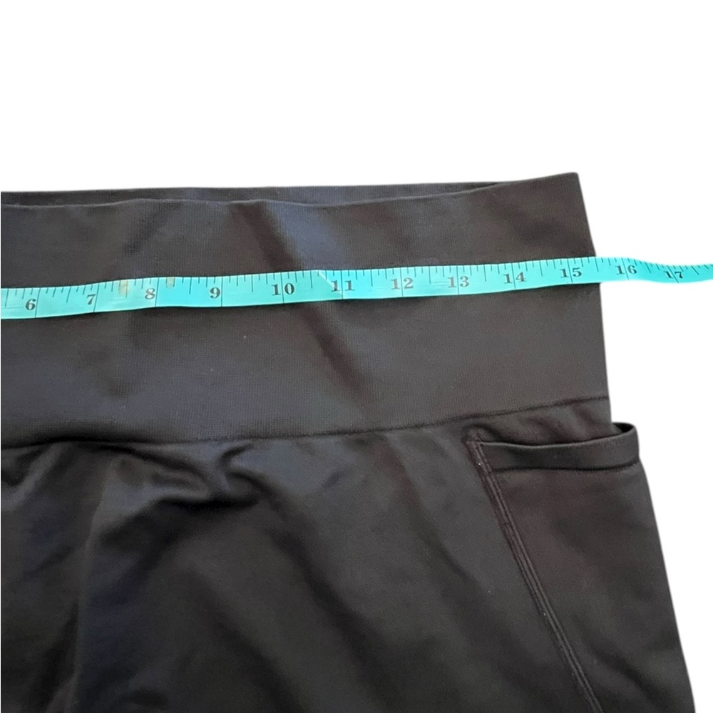 Livi Women's Seamless 7/8 High Rise Leggings 14/16 Sporty Gym Active Black‎ Pink - Picture 6 of 12